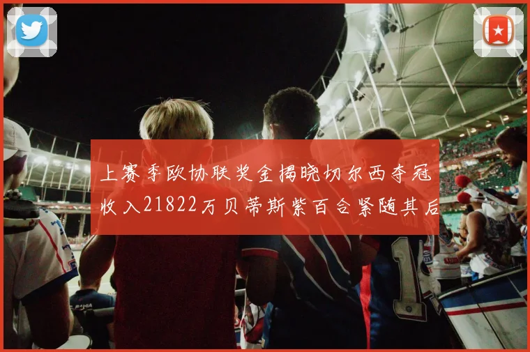 上赛季欧协联奖金揭晓切尔西夺冠收入21822万贝蒂斯紫百合紧随其后